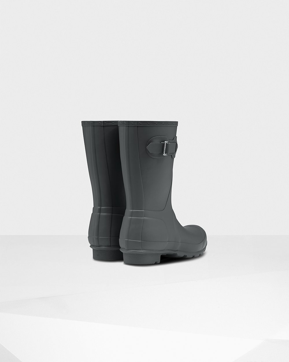 Womens Short Rain Boots - Hunter Original Insulated (81SZHLVQR) - Deep Green
